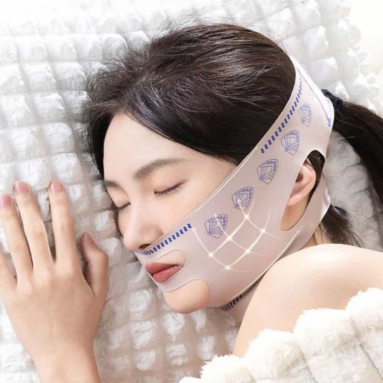 도모아 이중턱밴드 브이밴드 얼굴리프팅밴드 페이스 리프팅 밴드 - 상품 이미지