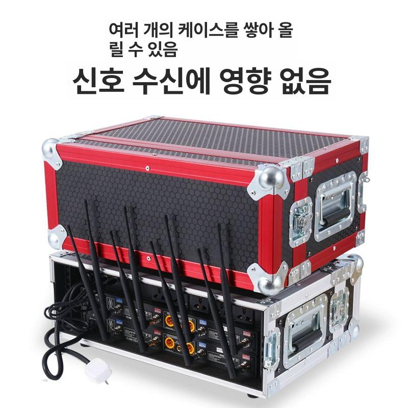 충격 랙케이스 무선마이크 수납함 보관함 음향 보호 랙캐비닛 렉케이스 운반 행사 - 상세 이미지 5