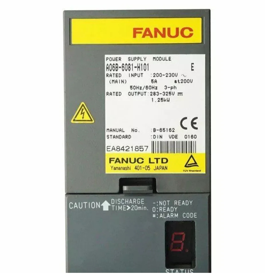 A06B-6081-H101 Fanuc 서보 드라이브 증폭기 12개월 A06B 6081 H101