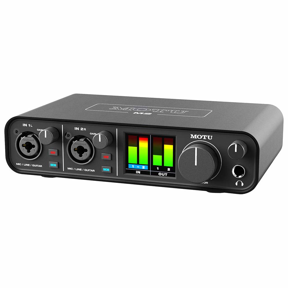 Motu M2 2x2 USB-C 오디오 인터페이스(XLR-XLR 케이블 번들 포함) - 상세 이미지 2