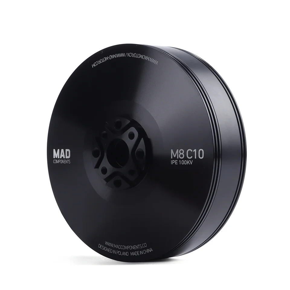 MAD M8C10 IPE 브러시리스 모터 BLDC 90KV 100KV 장거리 비행 시멀티로터 옥토콥터 비행기