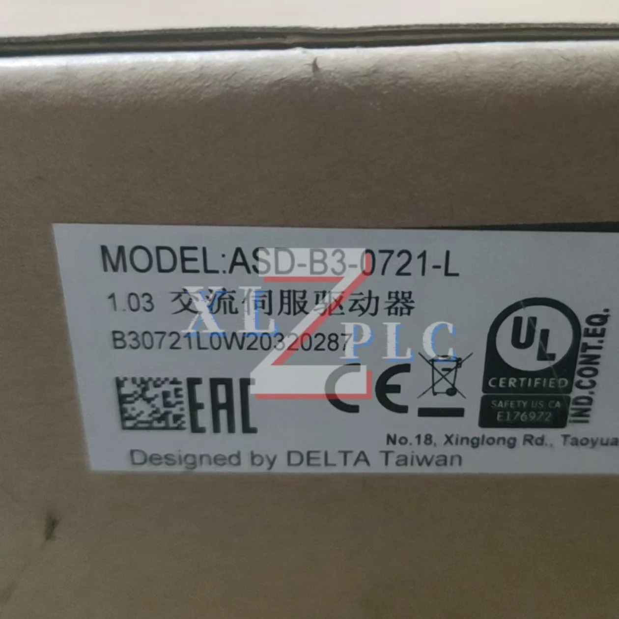 서보 드라이버 원본 ASD-B3-0721-L