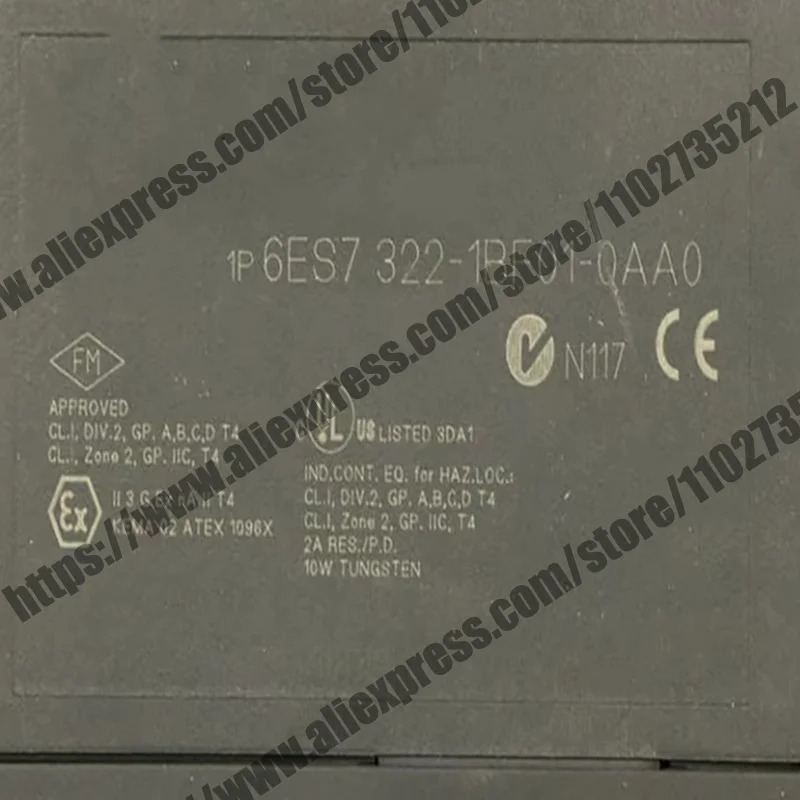 원본 6ES7322-1BF01-0AA0 S7-300 SM322 모듈