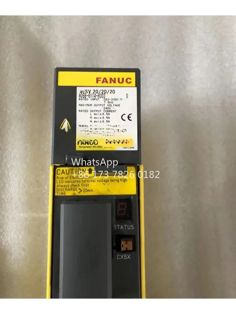 A06B-6114-H303 리퍼 드라이브 작동 기능 OK