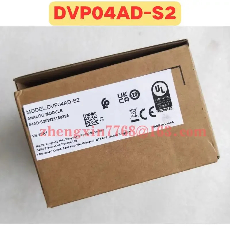 오리지널 DVP04AD-S2 DVP04AD S2 PLC 모듈 신