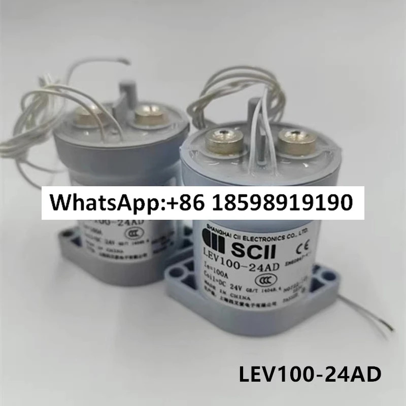 DC 접촉기 LED V100 24AD 코일 24VDC 에너지 릴레이