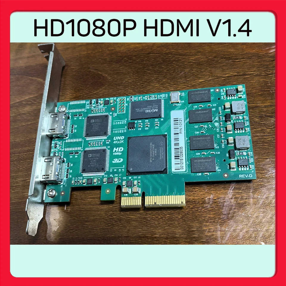 고화질 비디오 수집PCI-E X4 인터페이스 듀얼 HDMI 포트 HD1080P V1.4