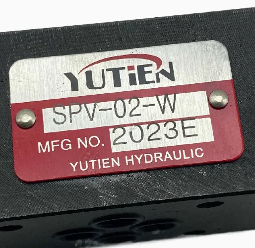 YUTIEN 오버레이 가이드 유압 제어 단방향 밸브 SPV-02W SPV-03W SPV-04W SPV-06W SPV-02A/B SPV-04A/B SPV-06A/B