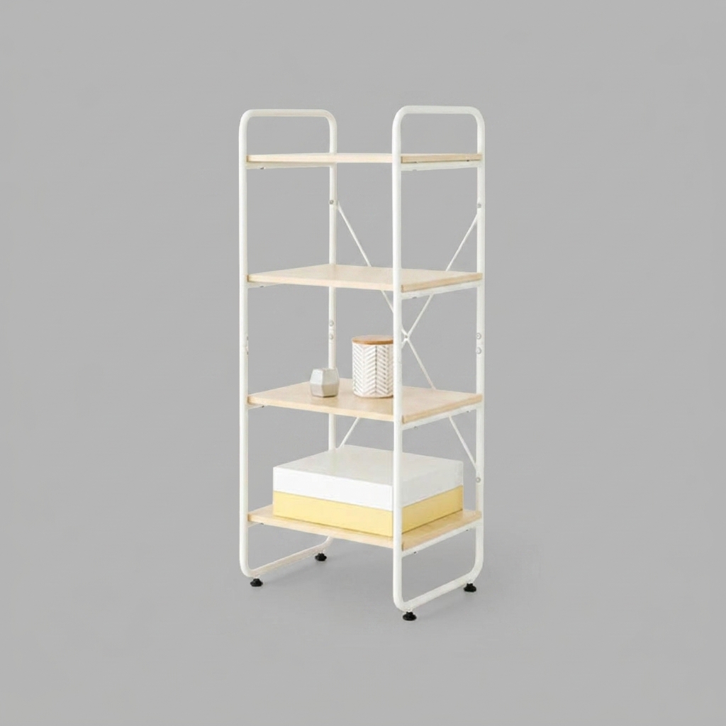 OLLSON 선반 400 400mmx325mm980mm, 4단, 화이트 2681.8990 이미지 7