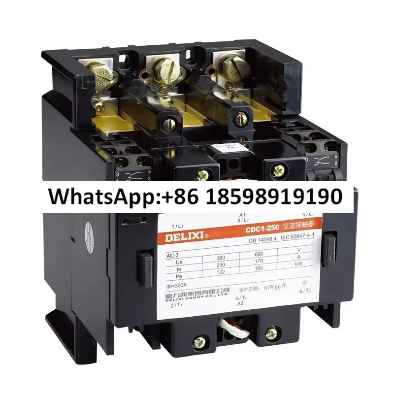 Delixi CJ46 B AC 접촉기 CDC1-45 65 85A 105A 170A 250A 220V380V