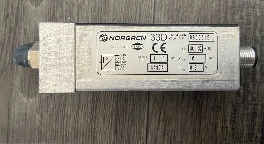NORGREN 33D NO0863012 NO0863312 압력 스위치 33D-0863012