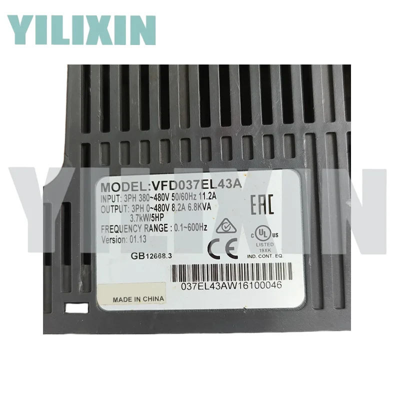 VFD037EL43A3.7KW380V 주파수 변환기