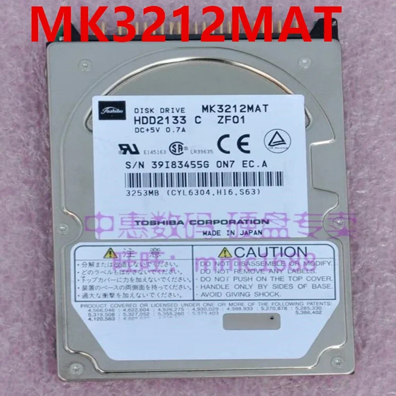 TOSHIBA 3.2GB 9GB 30GB IDE 2.5 5400RPM 노트북 하드 드라이브 MK3212MAT MK9014MAP MK3018GAP거새 원본