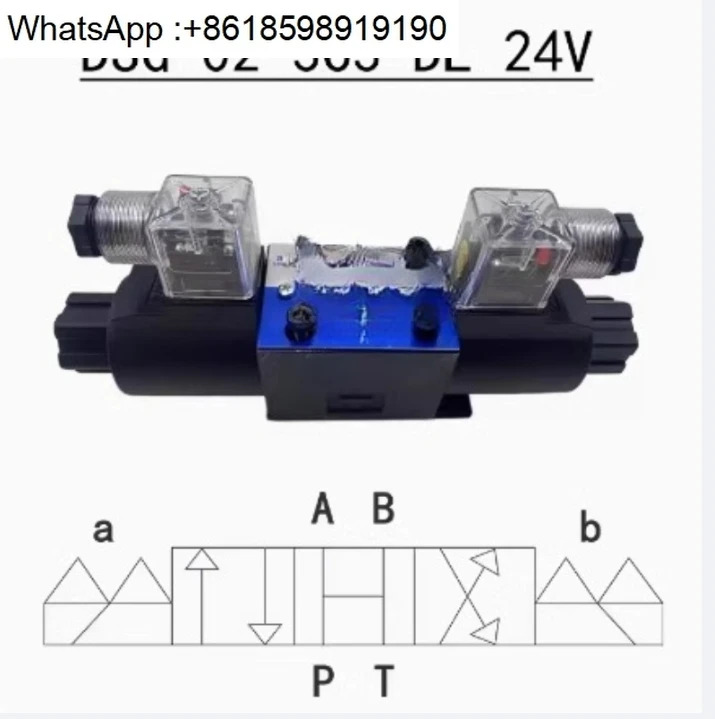 유압 역전 솔레노이드 밸브 DSG-02-3C2 3C3 3C4 3C6 2B2-DL LW D24 A220 01