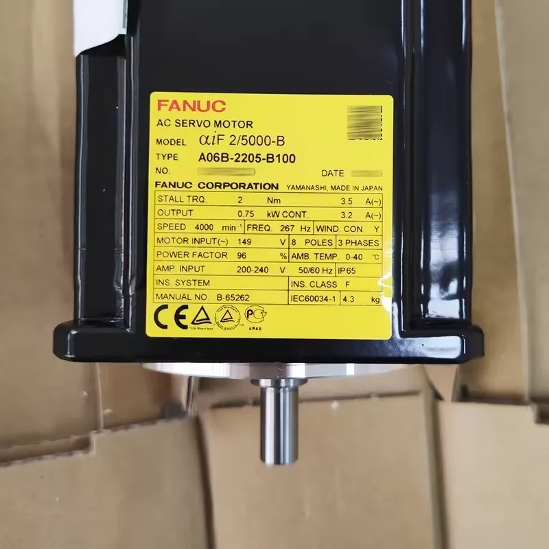 A06B-2205-B100 Fanuc 서보모터 리퍼 완료 Ok A06B 2205 B100