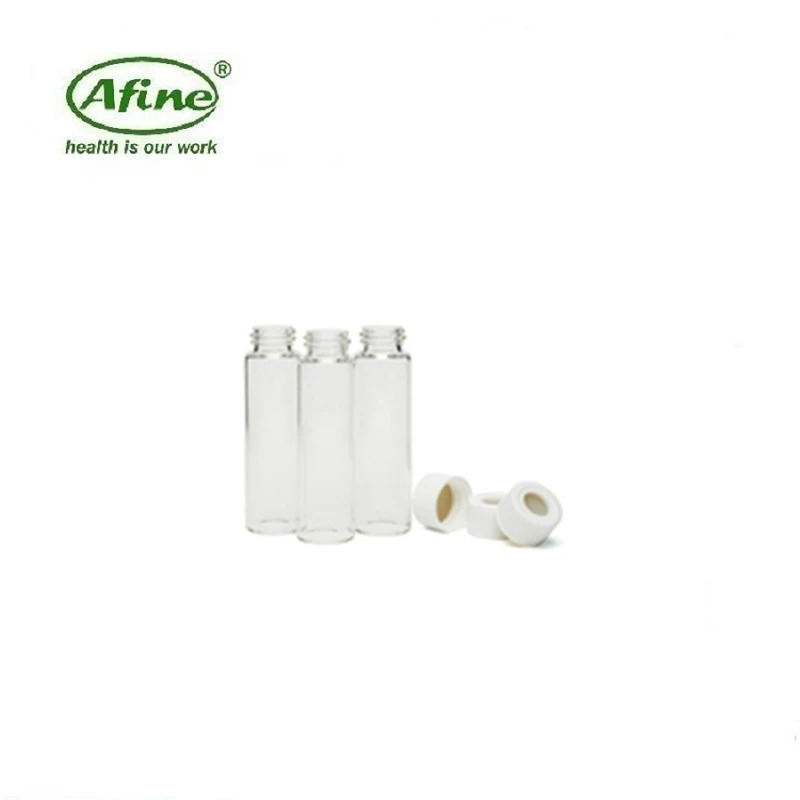 AFINE Agilent 보관 바이알 키트 5183-4332 12 mL 19x65mm 투명 15-42방 PTFE/실리콘 셉타 100/pk