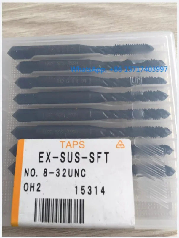 오리지널 EX-SUS-SFT NO.8-32UNC 스테인레스 스틸 기계 나사 탭
