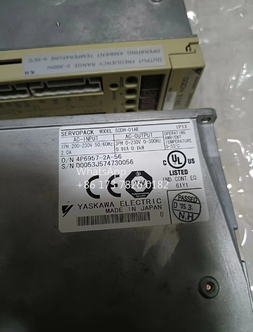 SGDH-01AE 리퍼 서보 드라이브 100W 기능 OK
