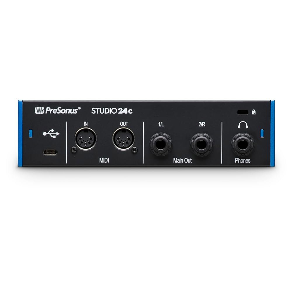 PreSonus Studio 24c 2x2, 192kHz, One DAW 녹음 소프트웨어가 포함된 USB 오디오 인터페이스 - 상세 이미지 3