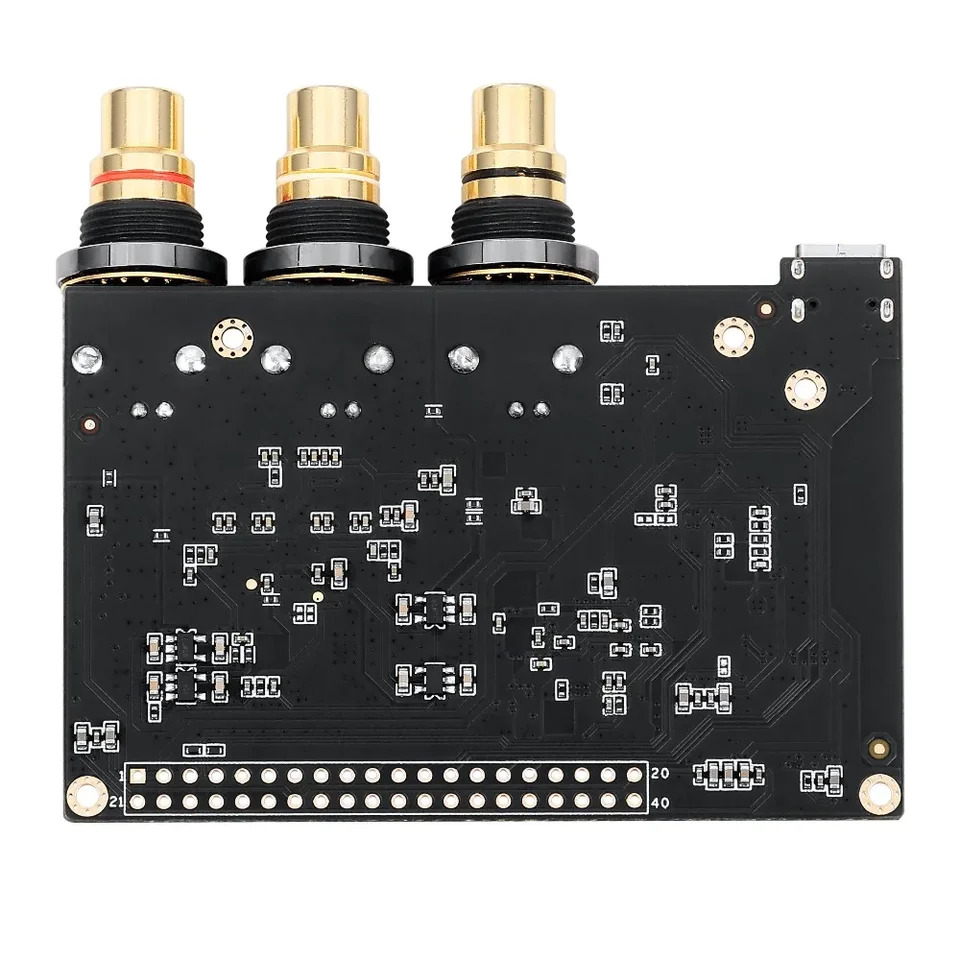 Khadas 톤 보드 USB DAC 고해상도 오디오 개발보드 XMOS XU208-128-QF48 ES9038Q2M
