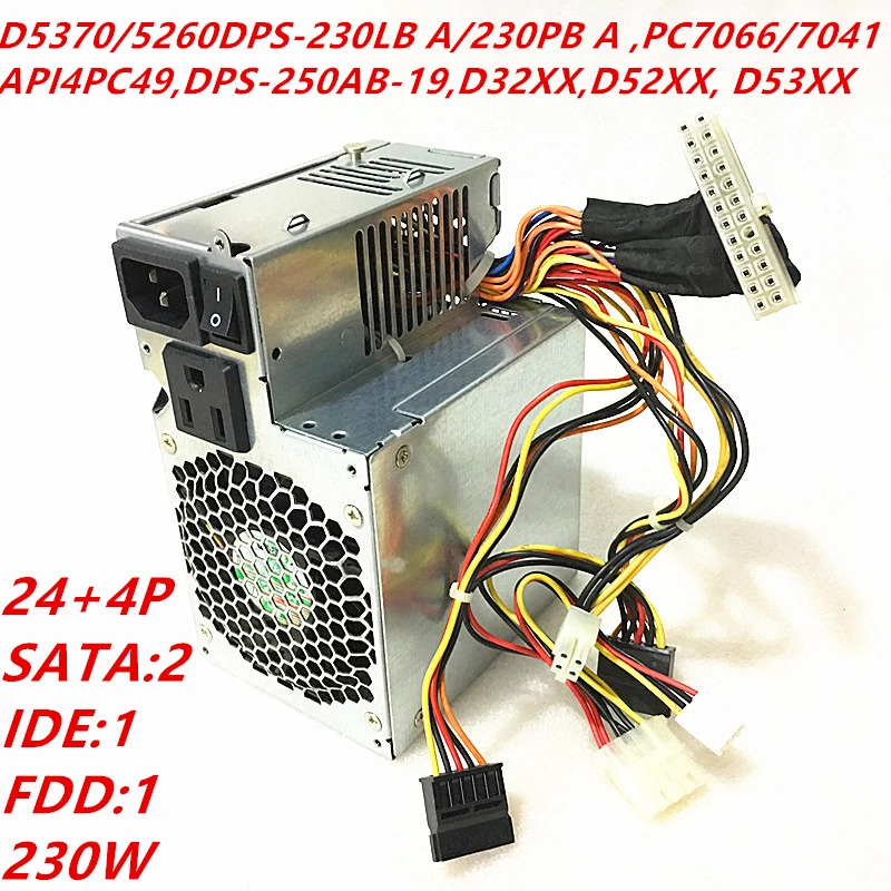 Fujitsu G31 D5370 5260 230W 전원공급장치 DPS-230LB A DPS-230PB PC7066 PC7041 API4PC49 DPS-250AB-19 B 신