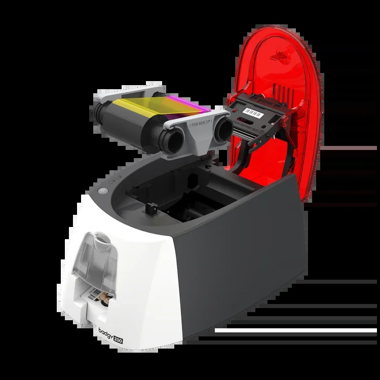 Evolis Badgy200 카드 프린터 에지 투 인쇄 단면 또는 양면 솔루션