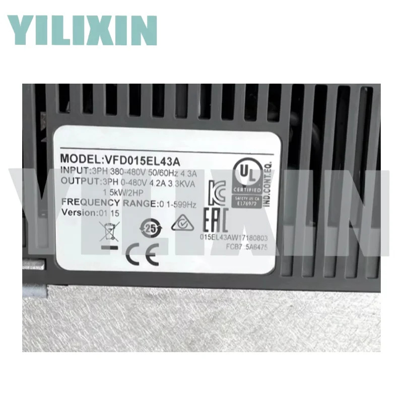 VFD015EL43A1.5KW 380V 주파수 변환기
