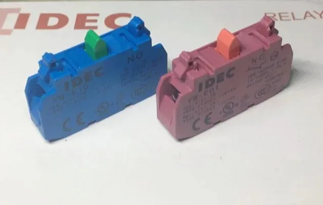 10pcs YW-E10 YW-E01 평상시 열림 NO NC 버튼 스위치 보조 접점 EW11 ew20 0