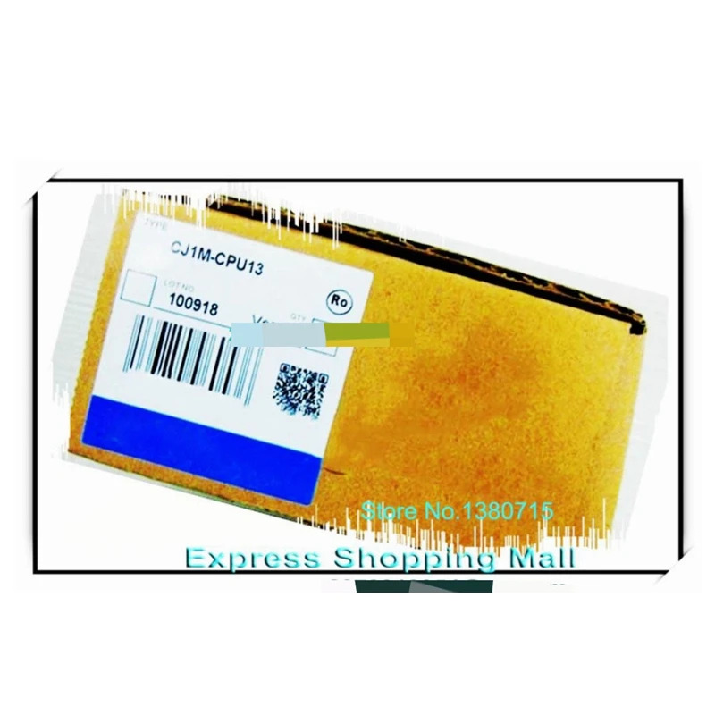 오리지널 CJ1M-CPU13 PLC 20K 단계 640 I/O 포인트 신