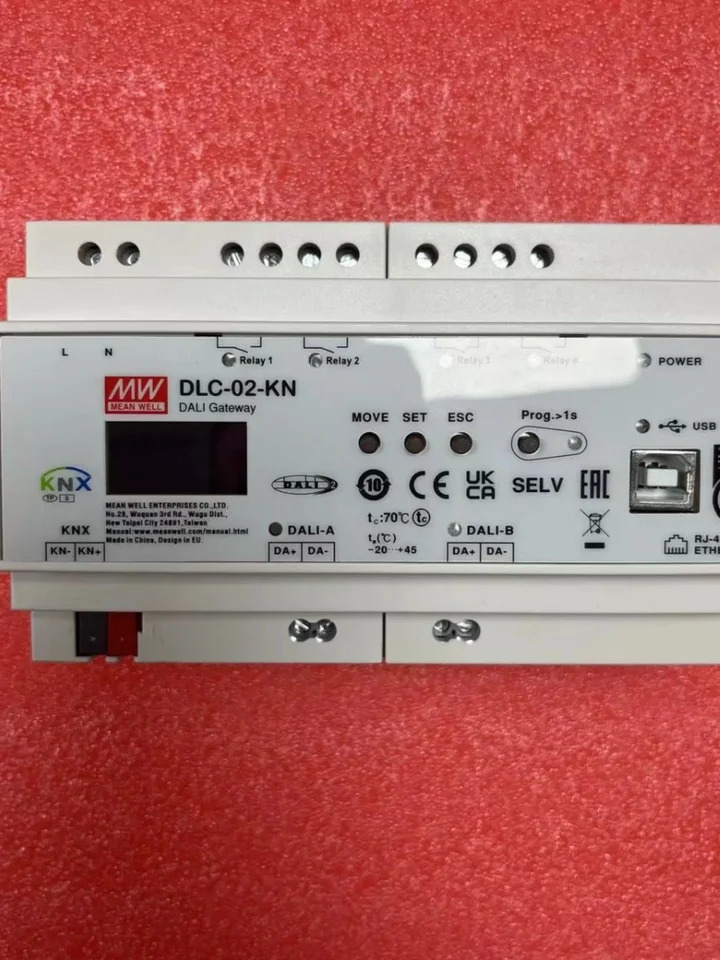 대만 Mingwei DALI 컨트롤러 게이트웨이 LED 조명 빌딩 제어 DLC-02 DLC-02-KN