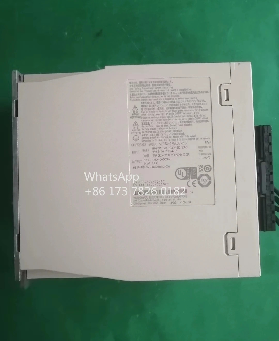 SGD7S-5R5A00A202 리퍼신품 서보드라이브 5.5kW 기능 작동 OK