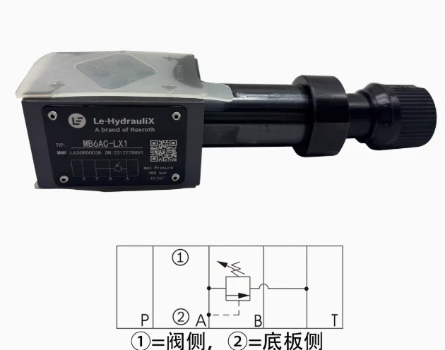 Le Hydraulix 스택형 오버플로 밸브 압력 조절 MB6PC-LX1 MB6AC-LX1 MB6BC-LX1 MB10PH-LX1 MB10AH-LX1 MB10BH-LX1