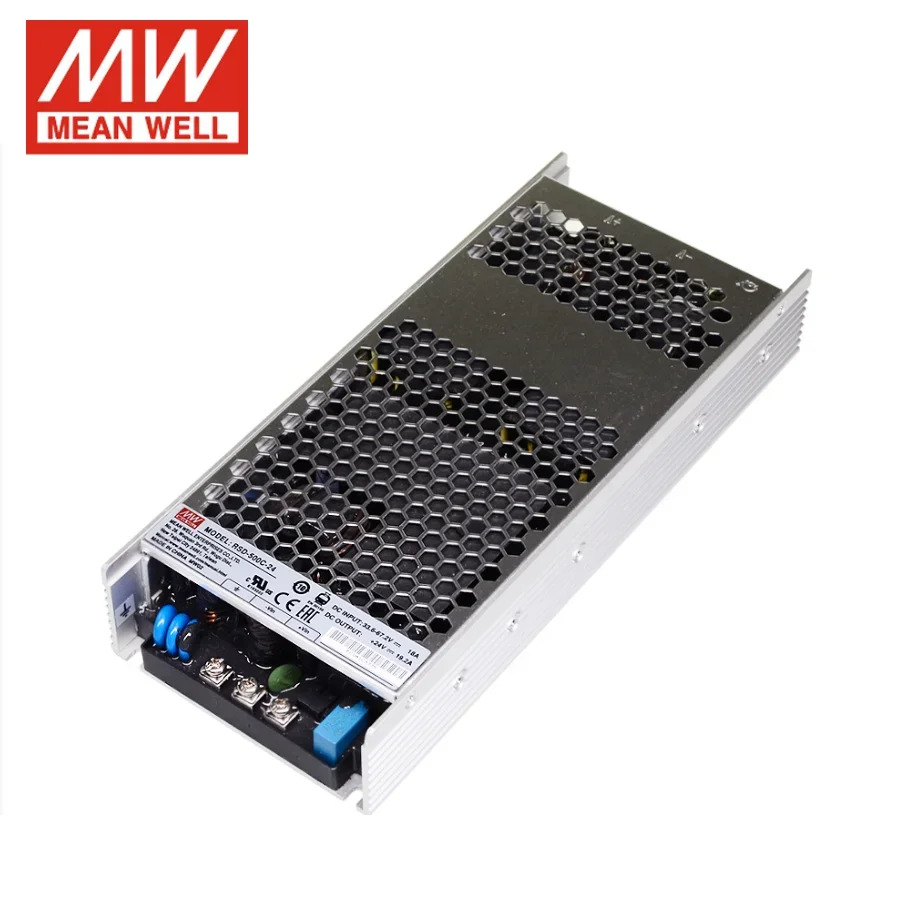 대만 Mingwei RSD-500C-24 케이스 철도 DC-DC 전원공급장치 460.8W 24V 19.2A