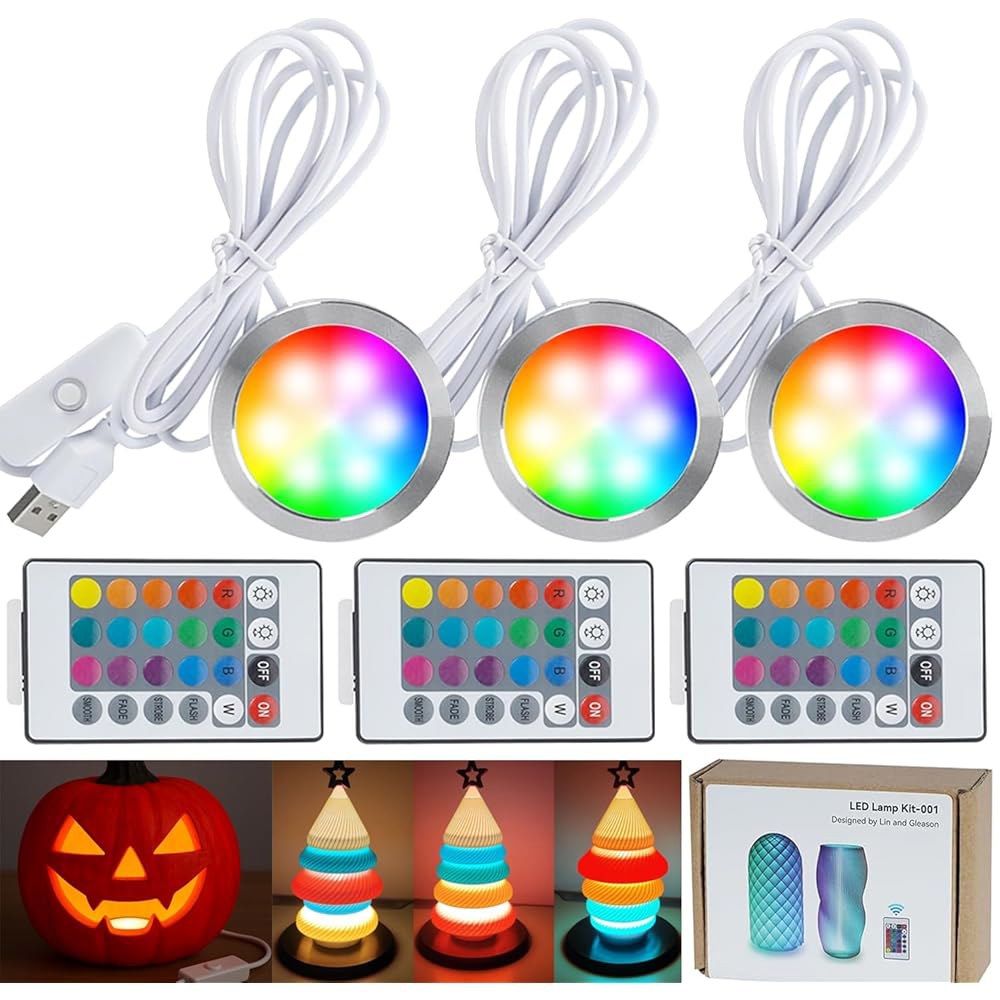 원격 제어 RGB LED 램프 키트 예비 전원(3) 프린트 anycubic 모델 멀티컬러 미니 Makerworld f USB Bambu 하드웨어 3D 5V 001 Lab 부품 H2 - 상품 이미지
