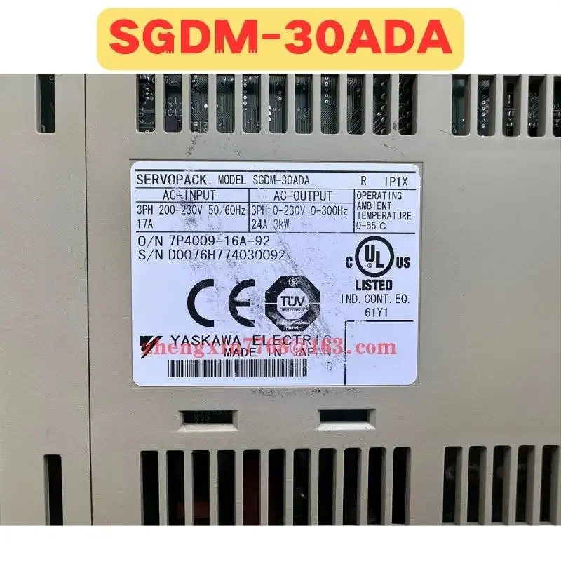 리퍼 서보 드라이브 SGDM-30ADA 정상 기능 완료 SGDM 30ADA