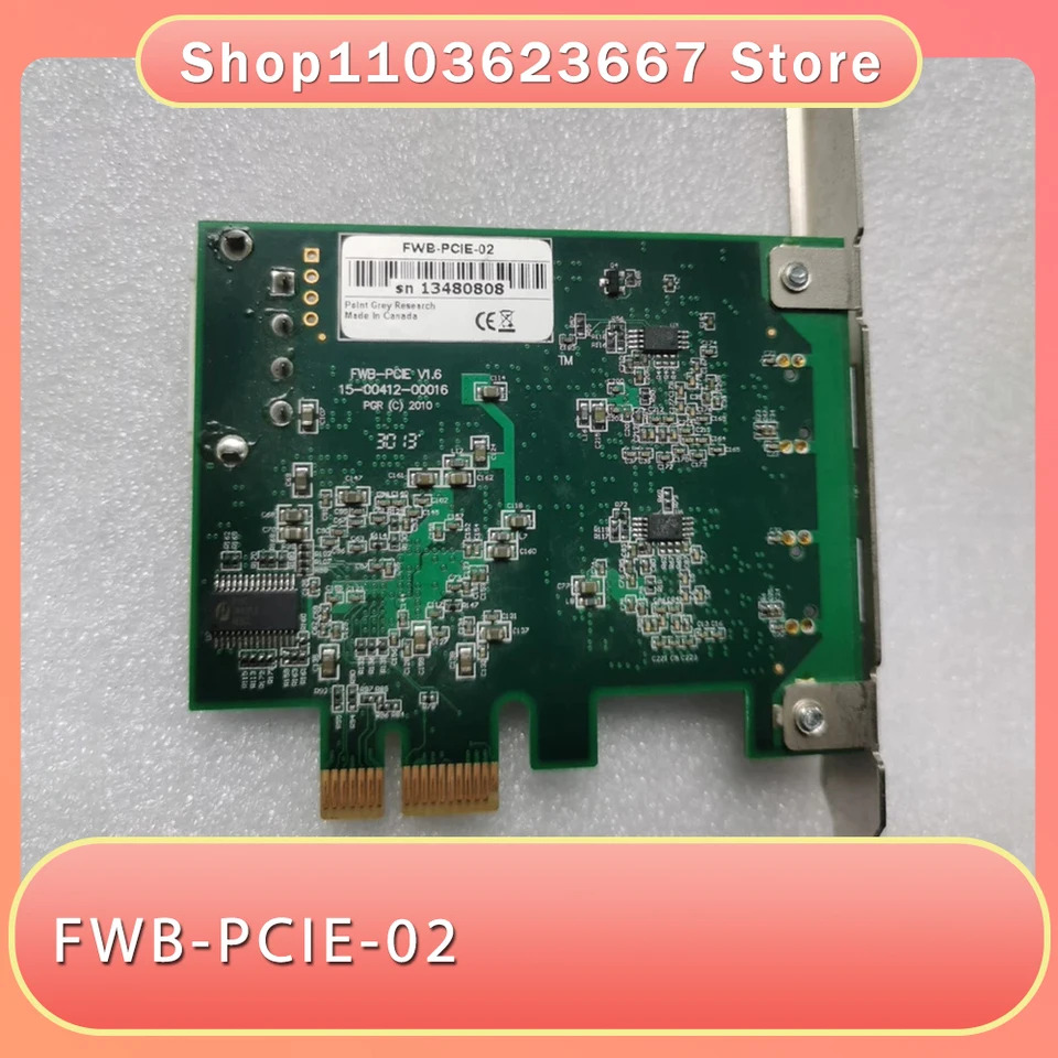 미국 필립 산업카메라 1394 이미지 수집 카드 FWB-PCIE-02