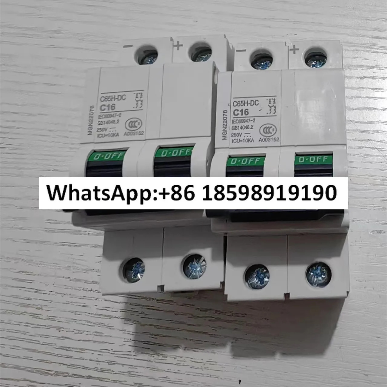C65H-DC 3P DC 차단기 1A-63A