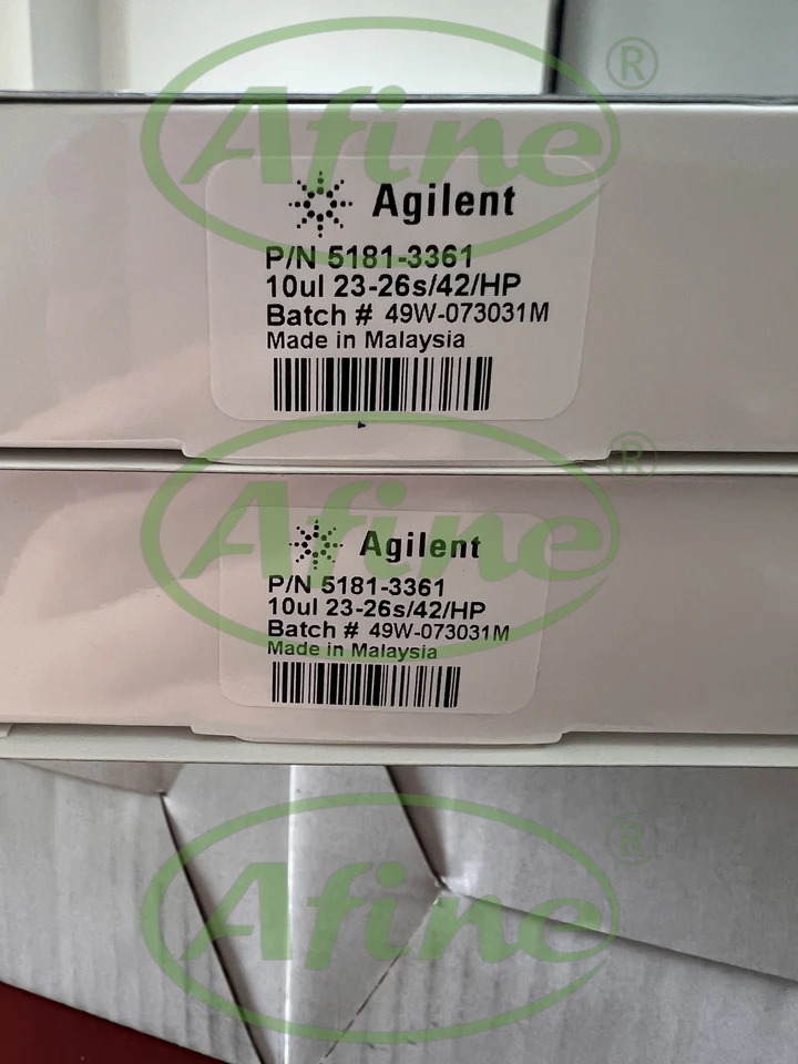 AFINE Agilent GC 오토샘플러 주사기 5181-3361 ALS 주사기L 고정 팁 23-26s/42 테이퍼 PTFE 푸셔 6 팩