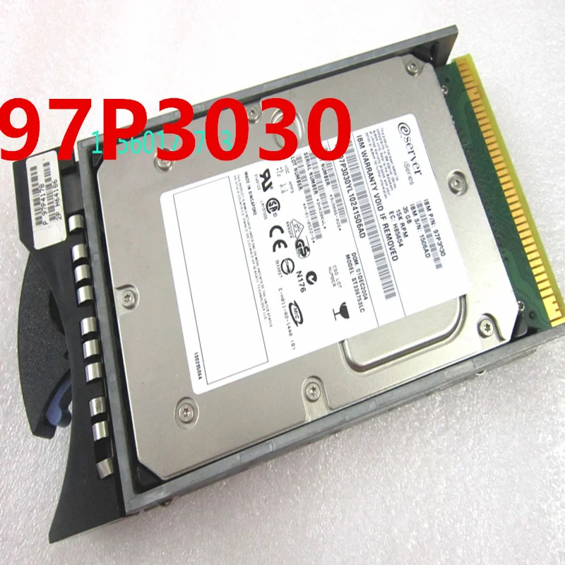 IBM 4236 AS400 오리지널 하드 35GB SCSI 3.5 인치 15000RPM 2MB 서버 HDD 97P3030 ST336753LC 거신