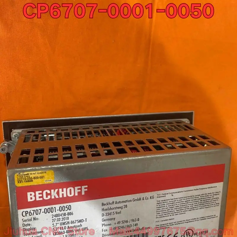 리퍼 CP6707-0001-0050 터치스크린 산업제어 올인원 기계기능 리퍼는된 이 필요