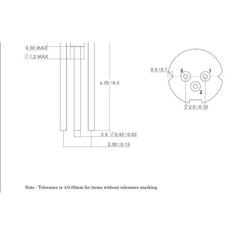 QL85R6SA/B/C 850nm 200mm 적외선 레이저 다이오드는 포장으로 되었습니다.
