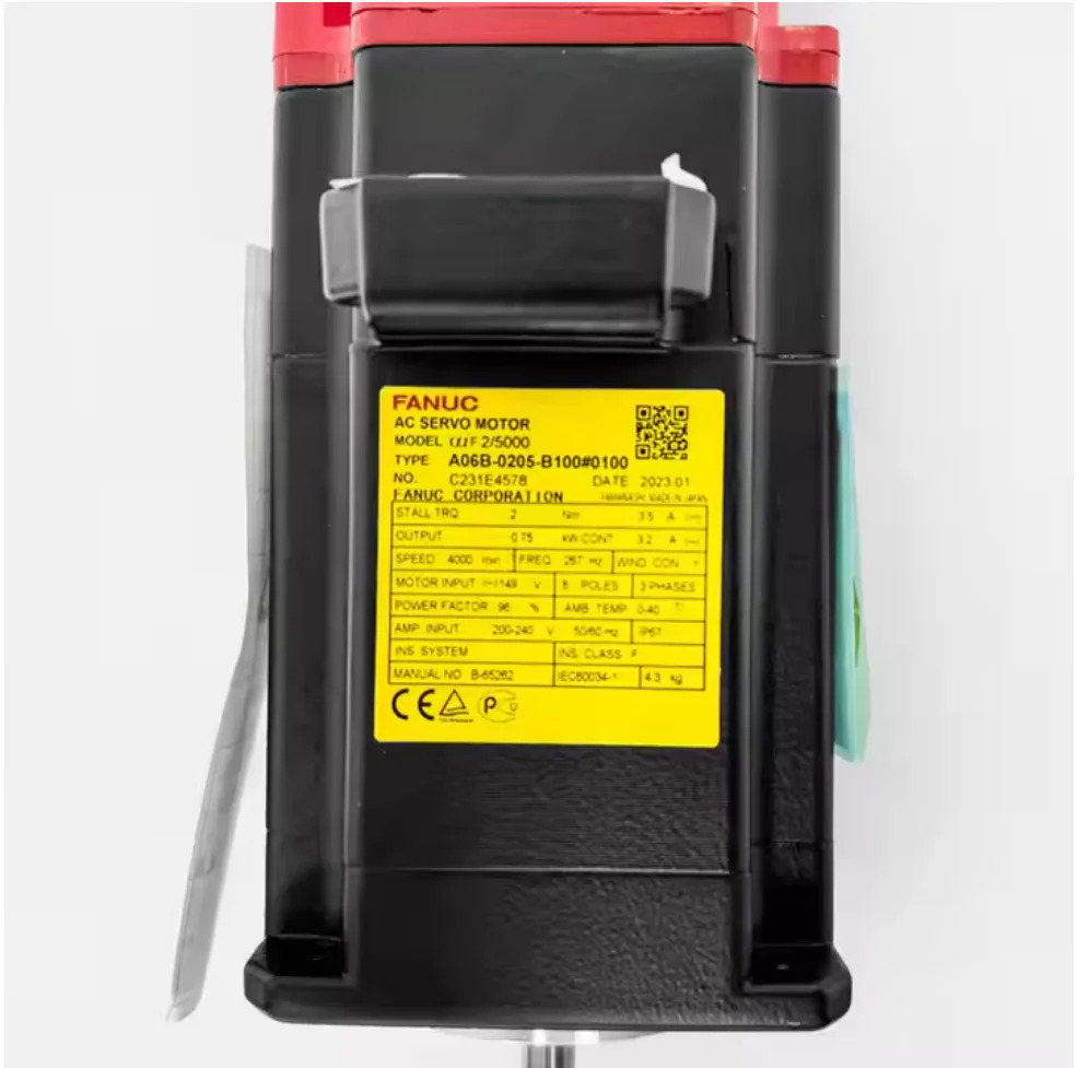 A06B-0205-B100 Fanuc AC 서보모터 12개월 A06B0205B100