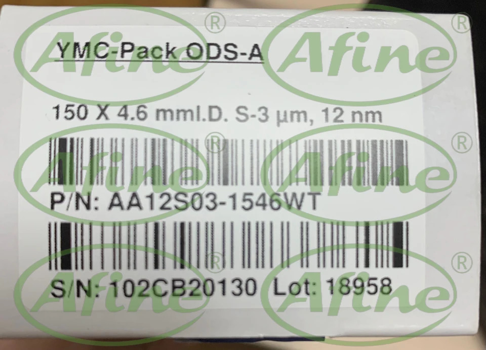 AFINE YMC AA12S03-1546WT 팩 ODS-A hp호환LC 컬럼 150x4.6mm 3 m