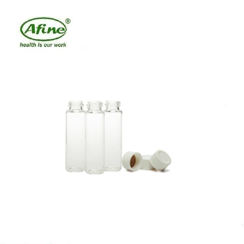 AFINE Agilent 보관 바이알 캡 키트 5183-43125183-43312mL19x65 투명 15-425 PTFE/실리콘 셉타 100/pk15-425