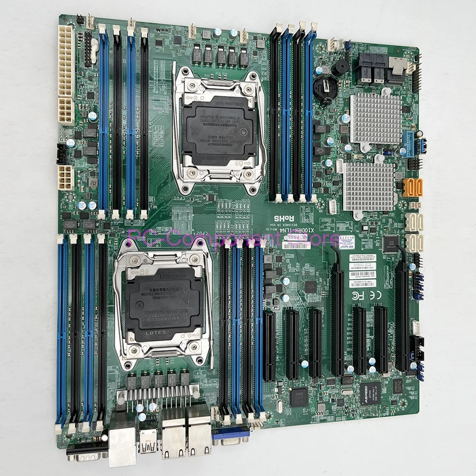 Supermicro 서버 마더보드 지원 E5-2600 V4/V3 군 DDR4 IPMI 2.0 LGA2011 X10DRH-iLN4