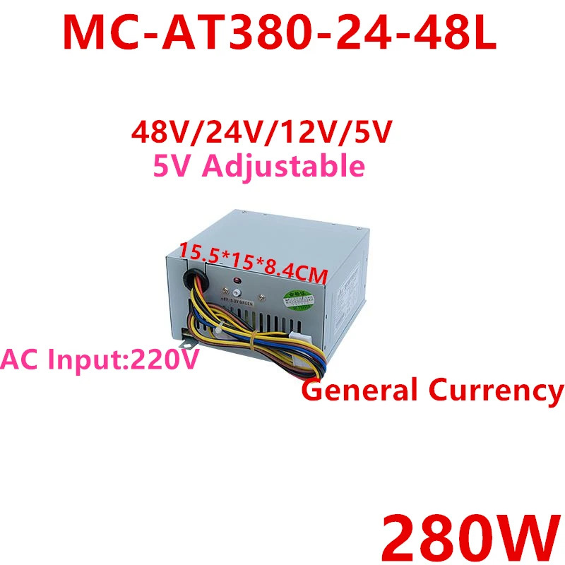 Mingchao오리지널 인형 기계 PSU 전원공급장치 MC-AT380-24-48L AC220V 280W