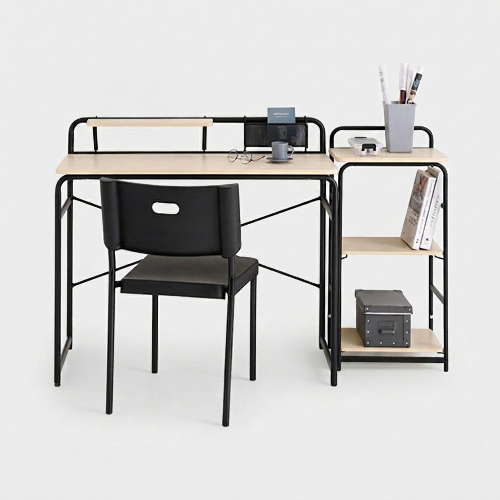 OLLSON 책상 980x460mmx890mm, 블랙 4322.4148 이미지 6