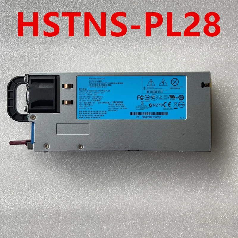 hp호환 DL388P 380P 360 G7 G8 460W 전원공급장치 HSTNS-PL28새 원본 PSU 656362 -B21 643931 -001 643954 -201 66018