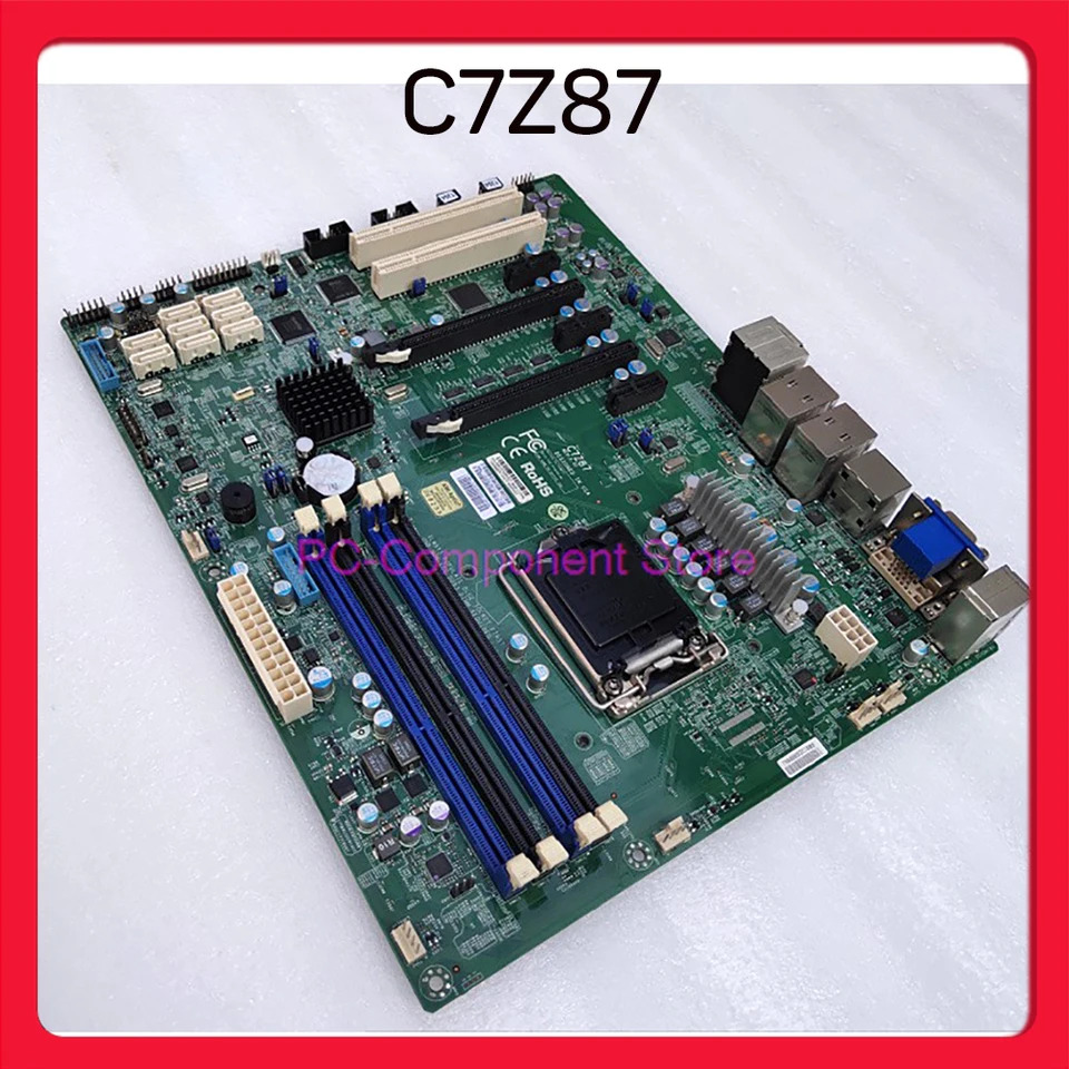 C7Z87 For Supermicro Workstation Motherboard 4th Generation i3 i5 i7 Series LGA1150 DDR3 PCI-E 3.0