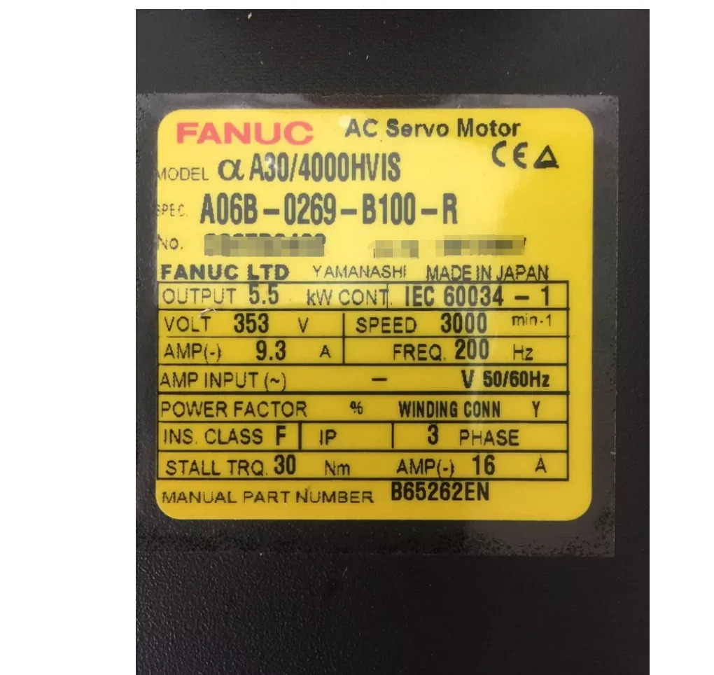 A06B-0269-B100 Fanuc 서보모터 리퍼 완료 Ok A06B 0269 B100